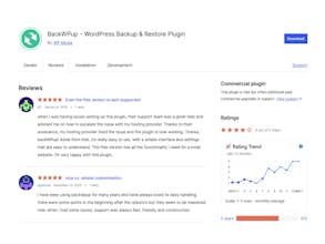 WordPress Plugin Rating Trends Extension gallery image