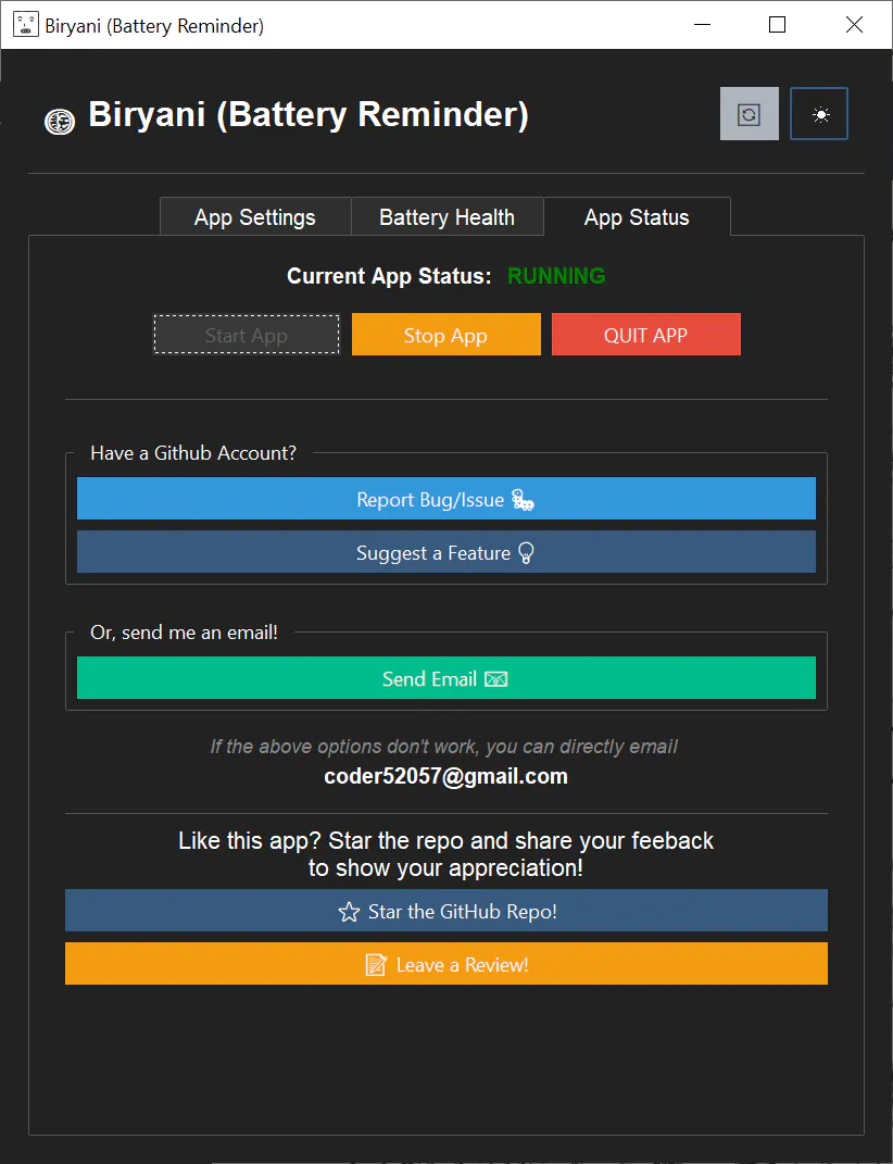 Biryani Battery Reminder gallery image