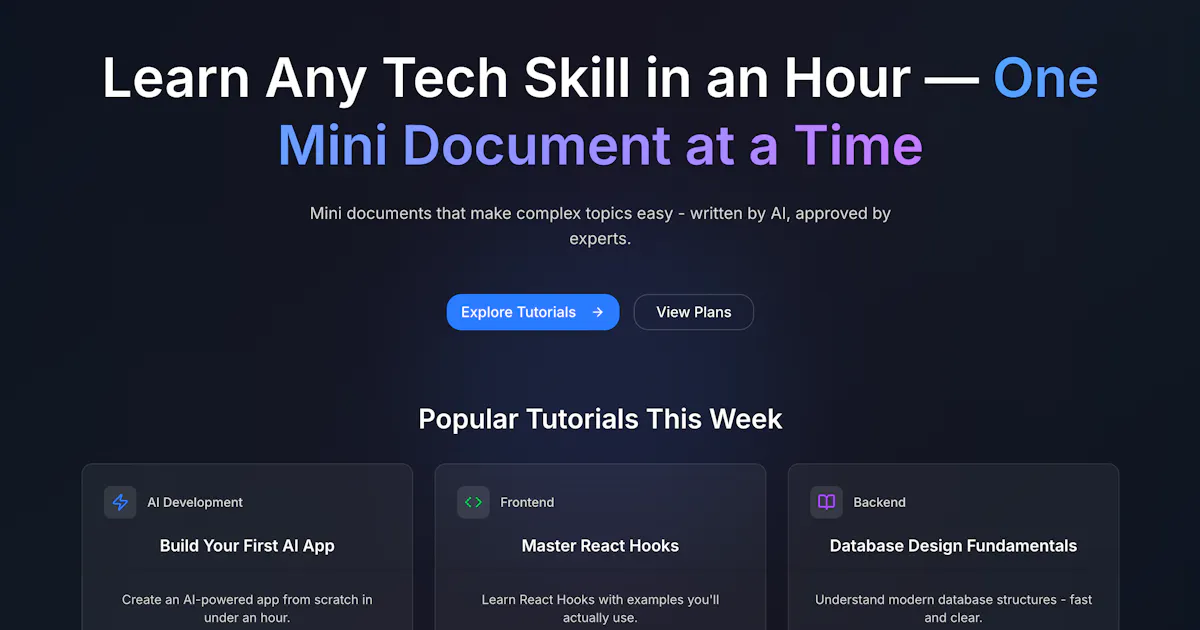 MiniDocuments v2