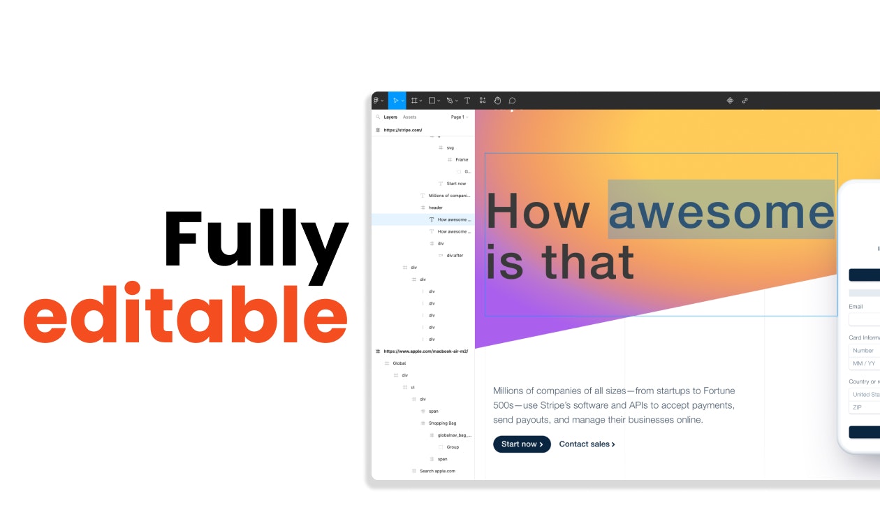 html.to.design - Преобразовать любой веб -сайт в полностью редактируемые проекты Figma медиа 5