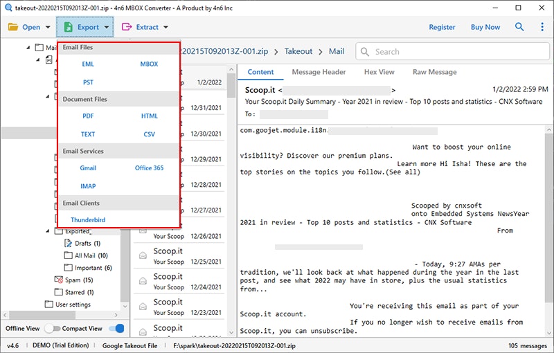 4N6 Google Takeout Converter软件媒体4