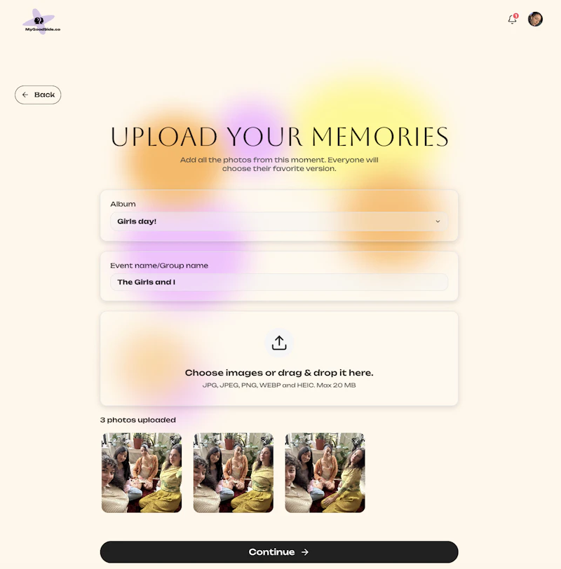MyGoodSide.Co screenshot 2