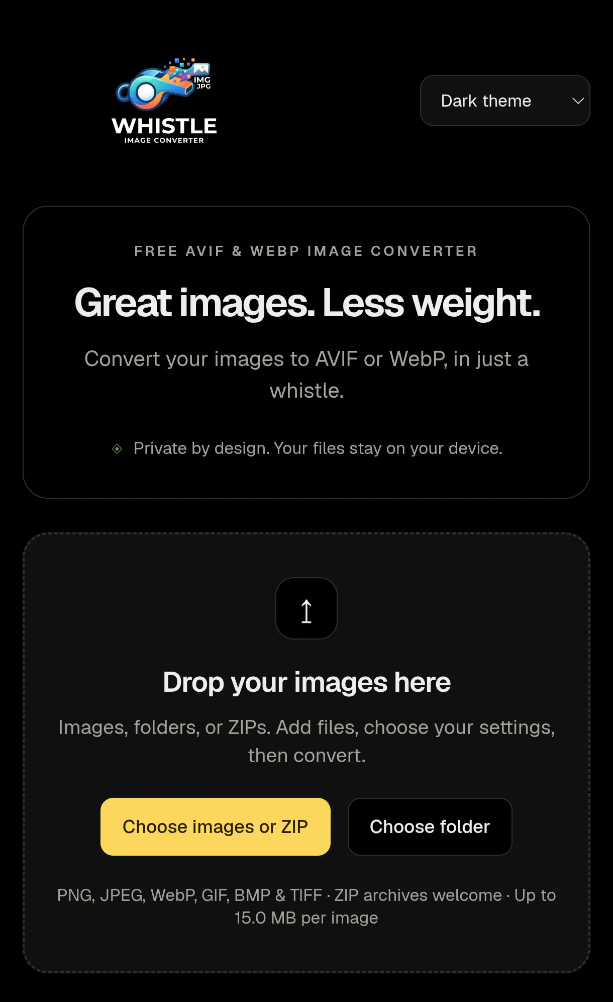 Whistle Image Converter gallery image