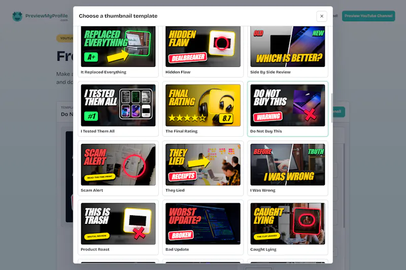 Free YouTube Thumbnail Maker screenshot 2