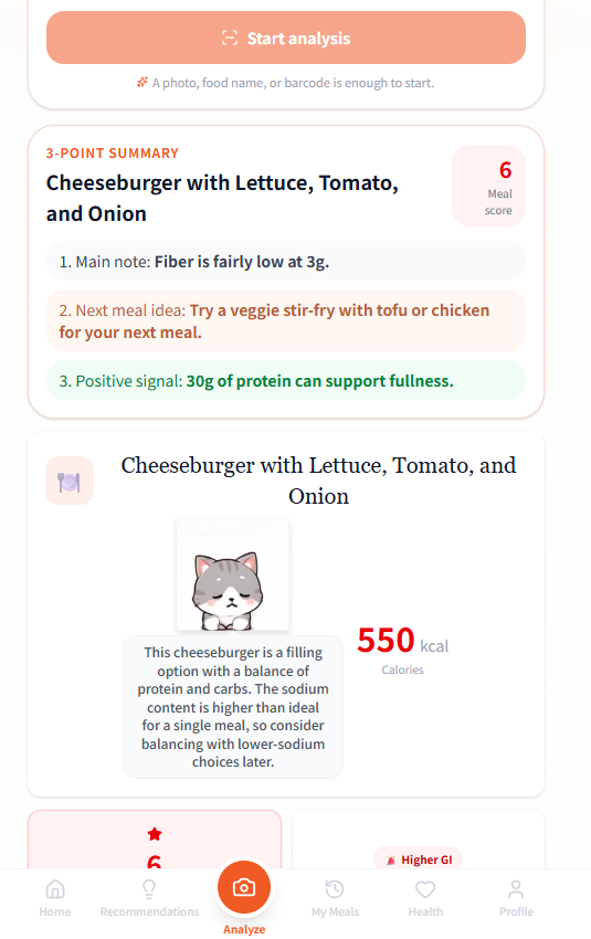 NutriLens on Product Hunt gallery image