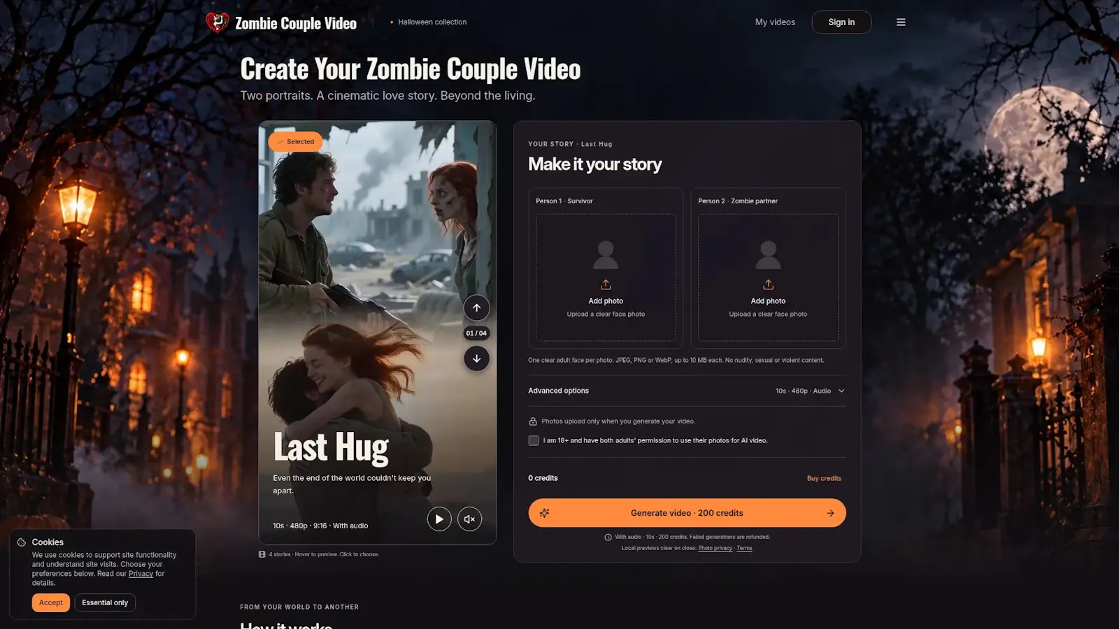 Zombie Couple Video screenshot 1