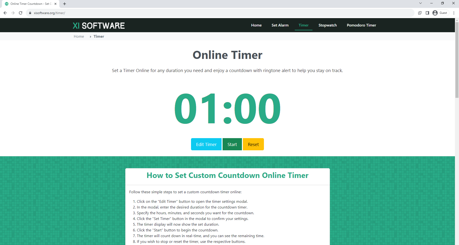 Contagem regressiva do temporizador online media 1