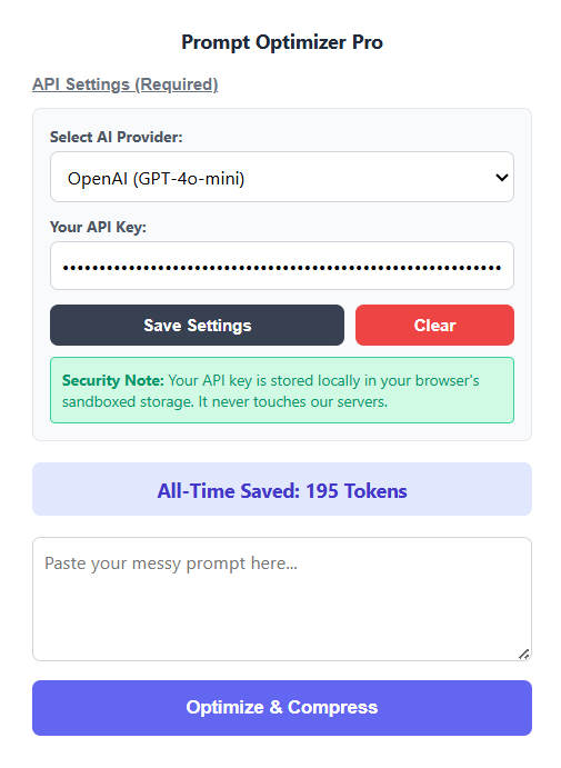 Prompt Optimizer Pro gallery image