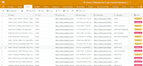 The Ultimate No-Code Tutorial Database gallery image