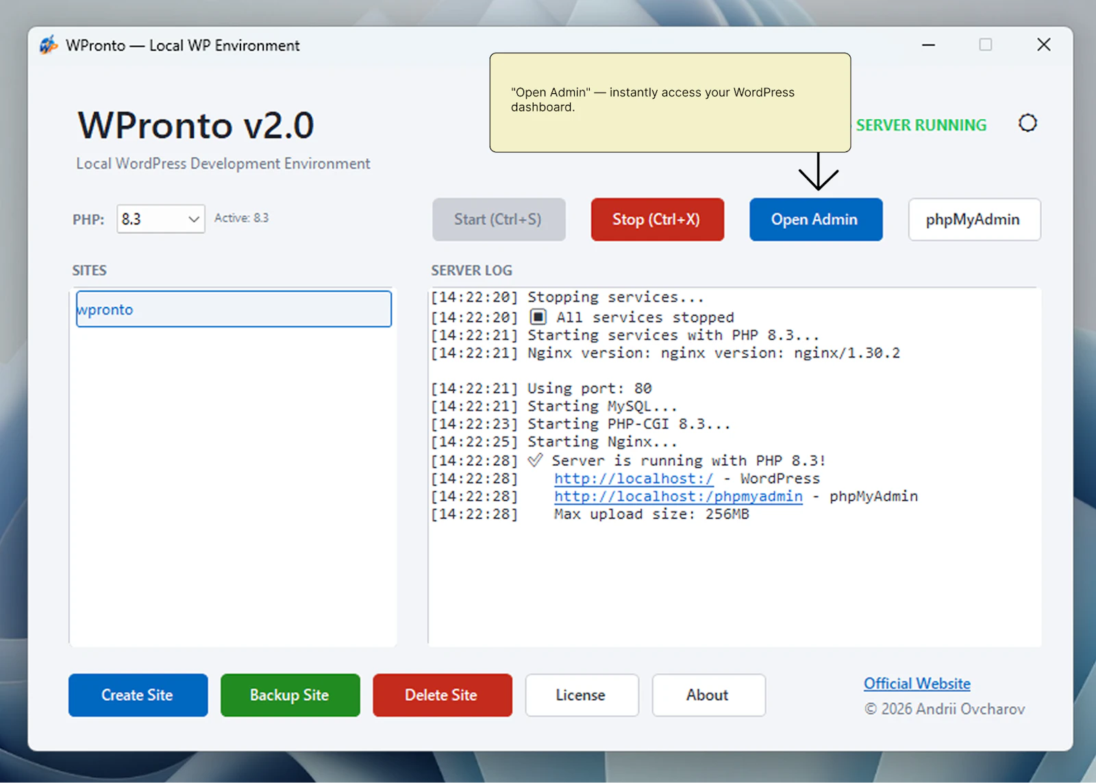 WPronto screenshot 4