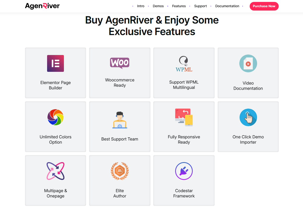 Creative Portfolio & Agency WP Theme - Screenshot 3 showing product features and functionality