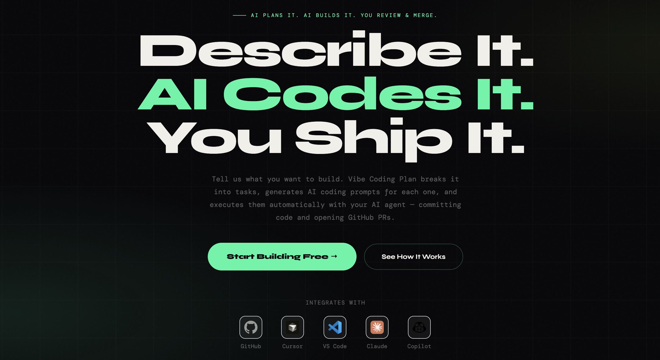 AI Vibe Code Planner gallery image