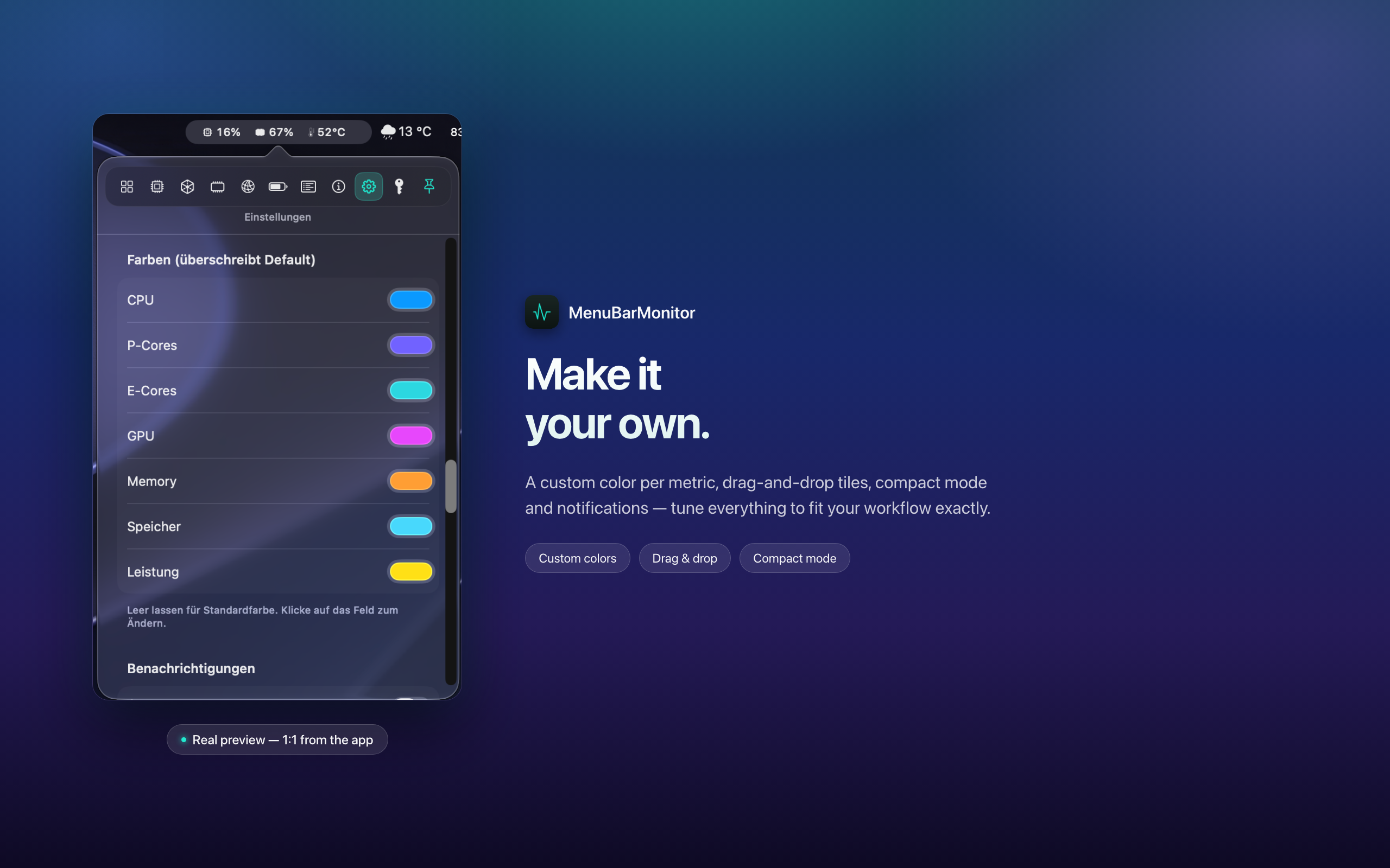MenuBarMonitor gallery image