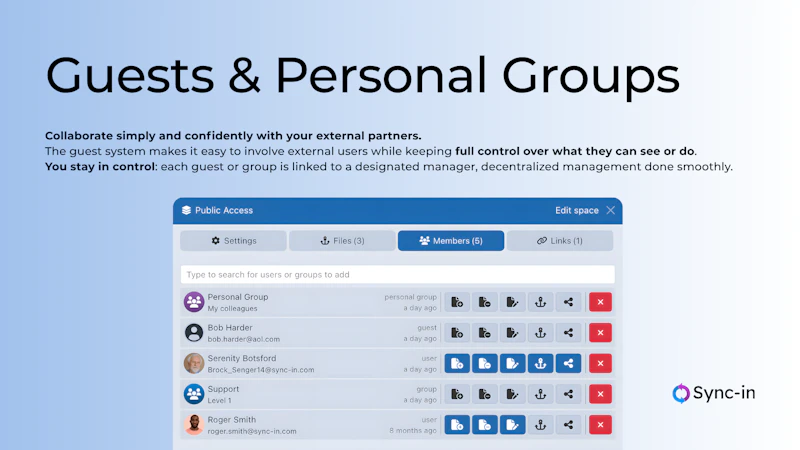 Sync-in screenshot 9