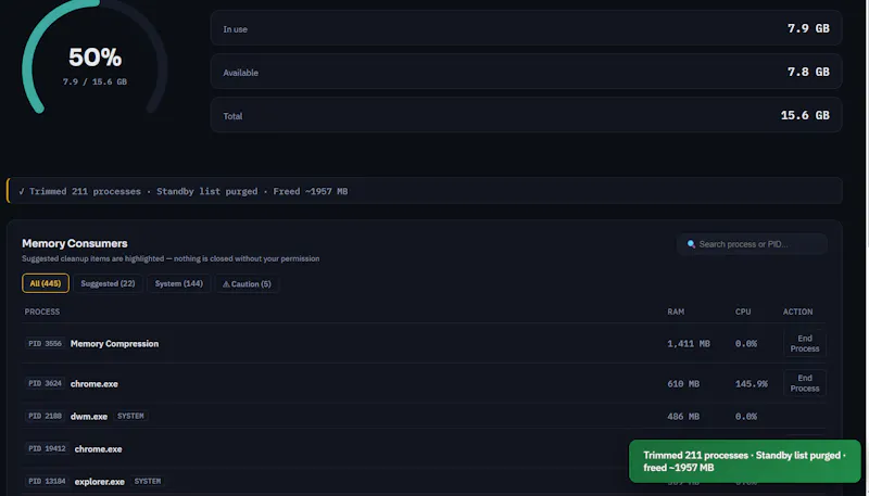 RAMGuard Pro screenshot 3