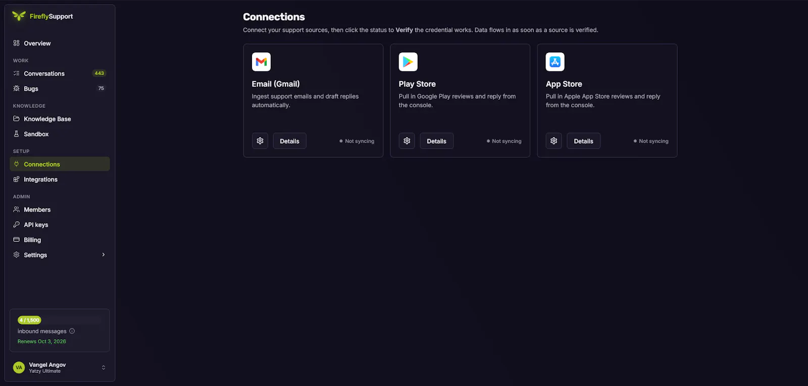 Firefly Support screenshot 4