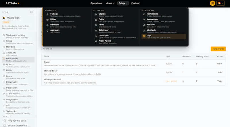 OSTRATA AI CRM screenshot 5