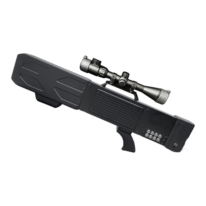 Drone jammer gun