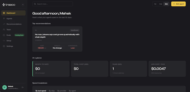 Traeco screenshot 1