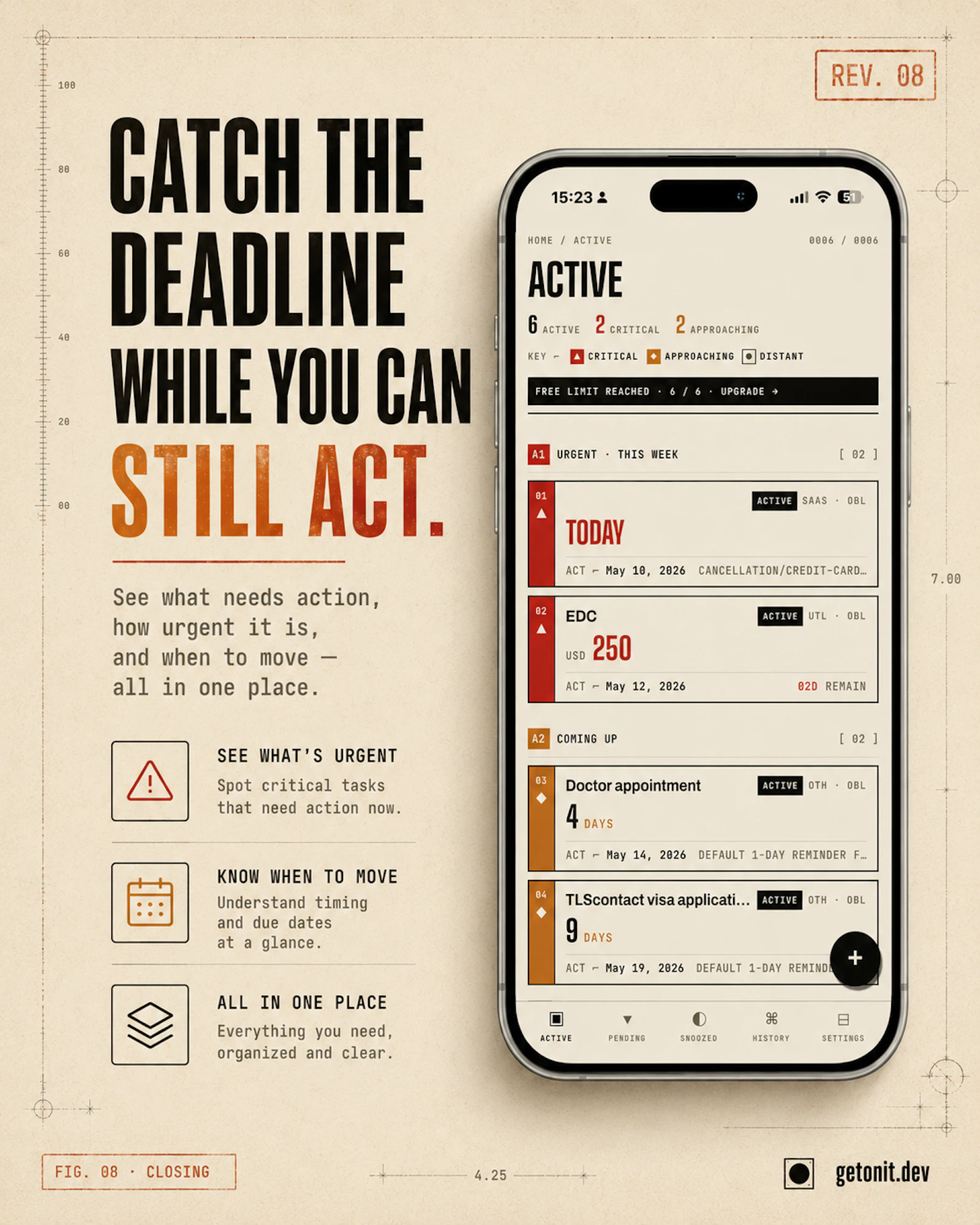 Onit: From inbox to actions screenshot 4