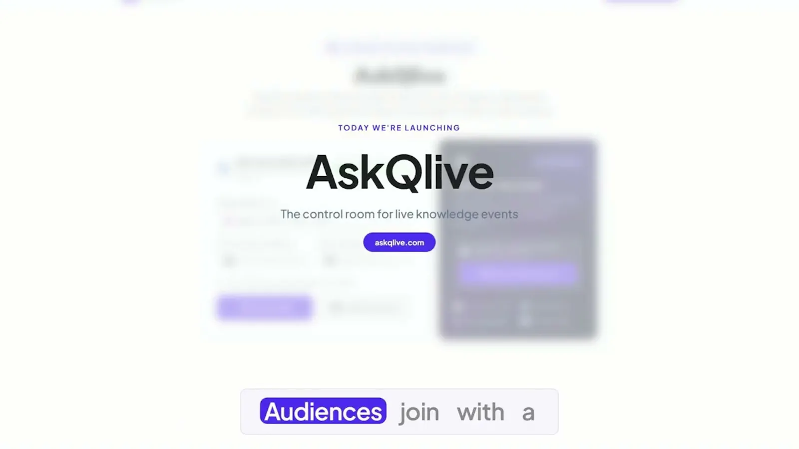 AskQlive screenshot 1 (video preview)