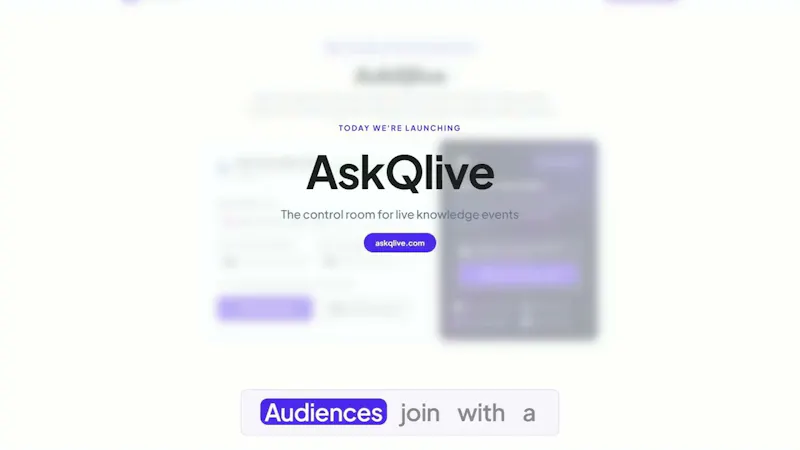 AskQlive screenshot 1 (video preview)