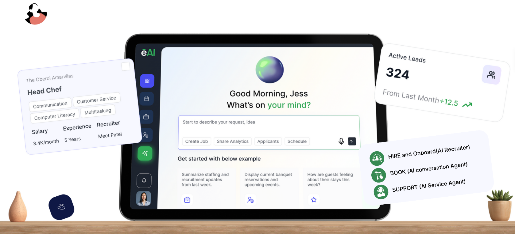 Hueman AI - Main product screenshot demonstrating key features and user interface