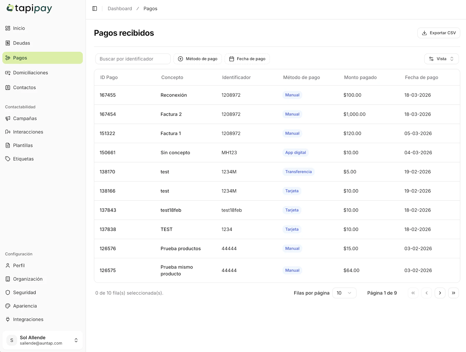 Tapipay screenshot 2