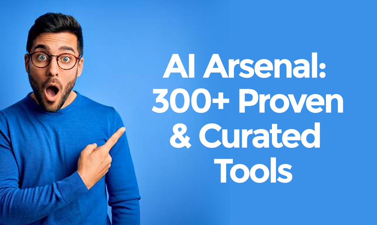 Ai Arsenal: 300 strumenti comprovati e curati - Personalmente ho testato e curato 300 strumenti AI migliori disponibili. media 1