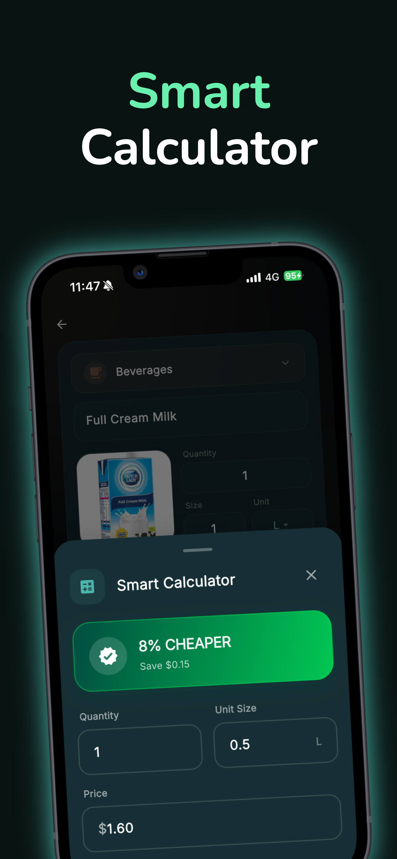 Price Note — Grocery Tracker gallery image