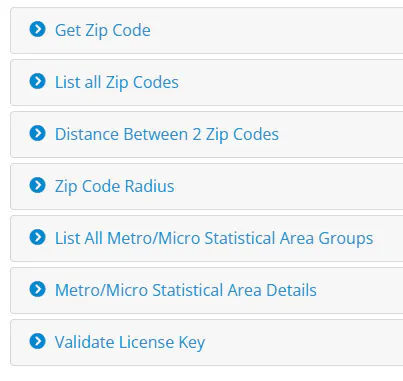 US Zip Code API gallery image