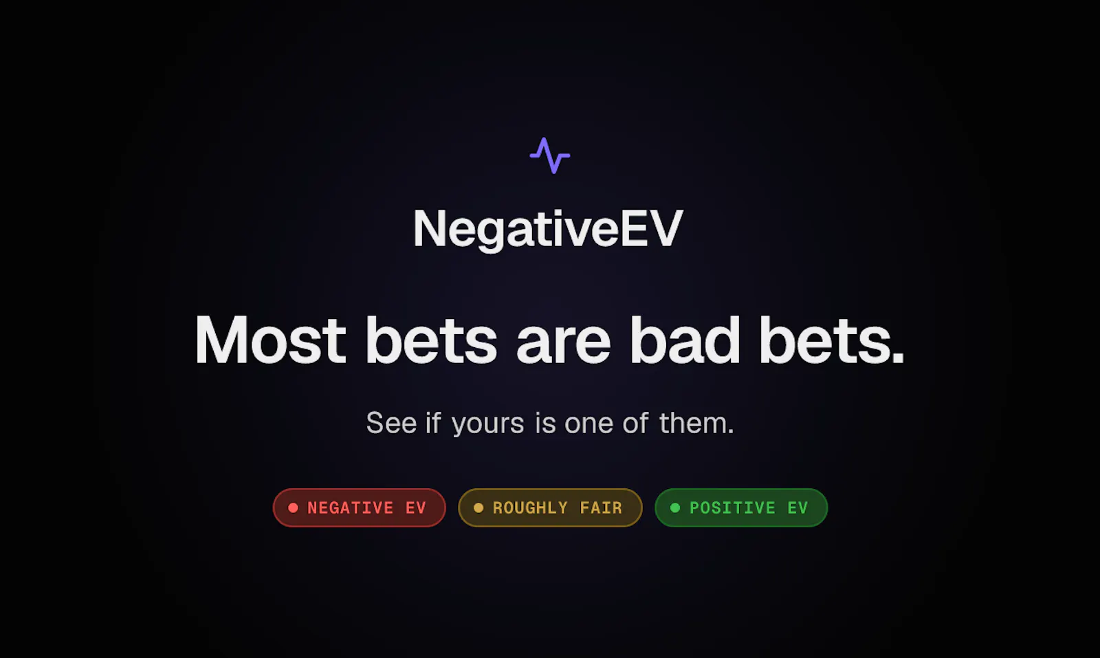 NegativeEV screenshot 1
