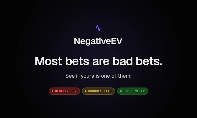 NegativeEV screenshot 1