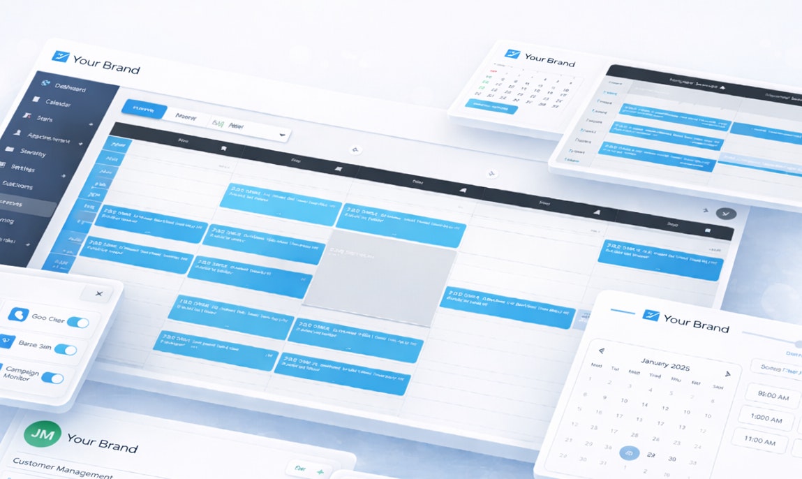 BrandX Booking - Screenshot 2 showing product features and functionality
