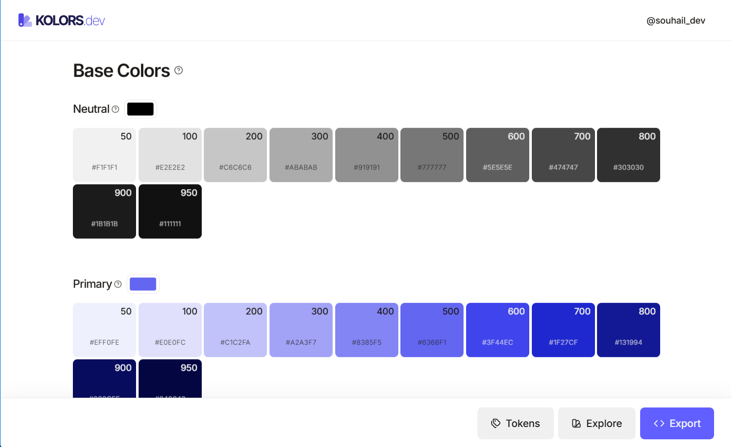 Kolors - Main product screenshot demonstrating key features and user interface