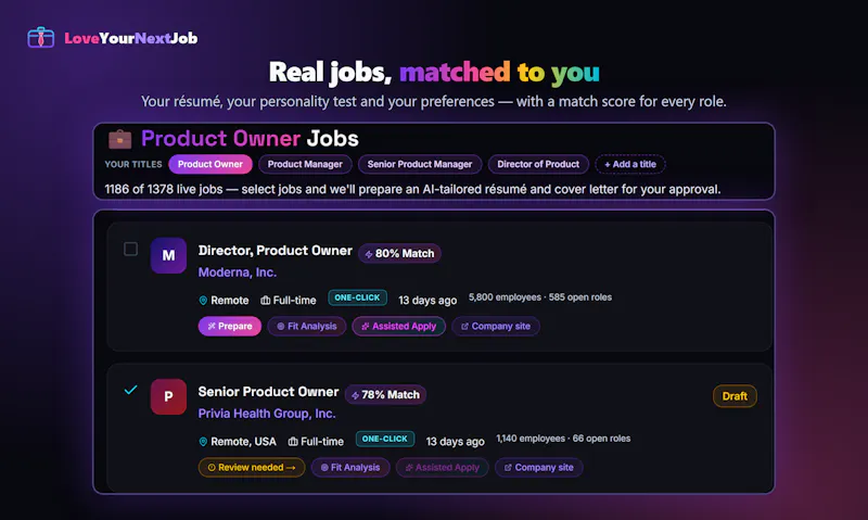 LoveYourNextJob screenshot 4