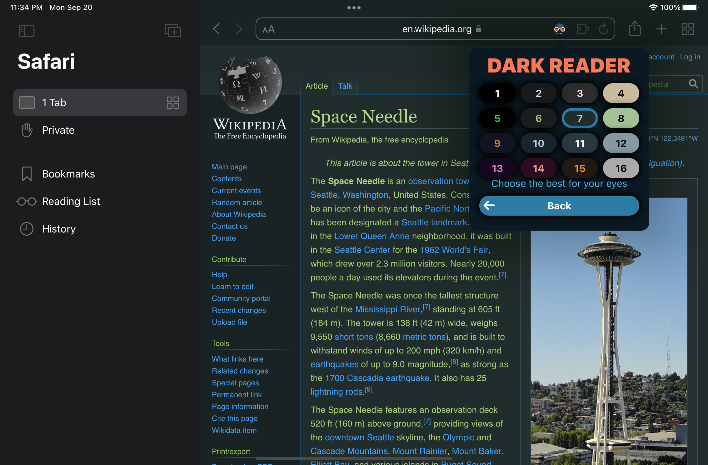 Dark Reader for iOS gallery image
