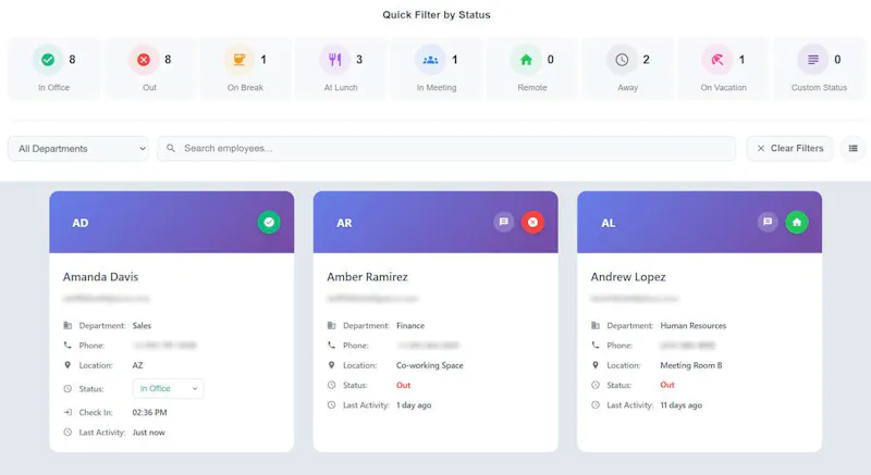 Staff Glance screenshot 1