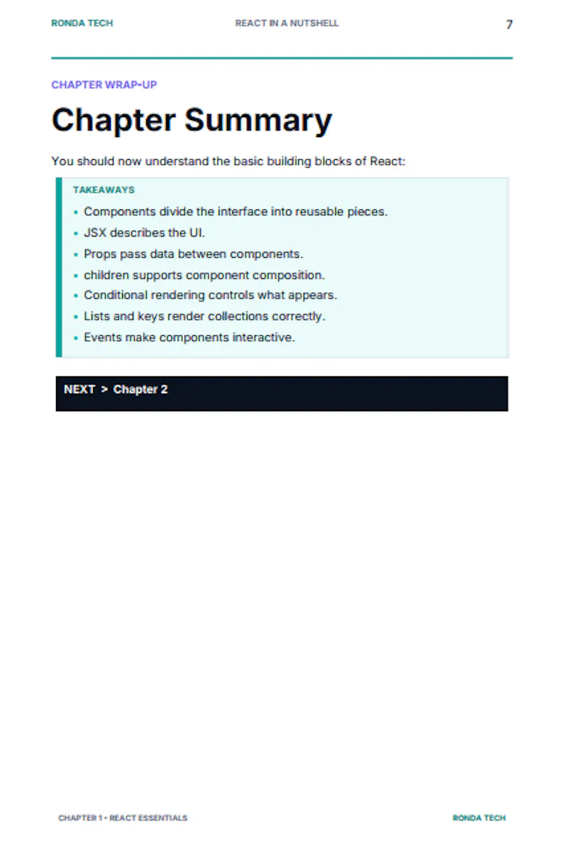 React in a Nutshell screenshot 3