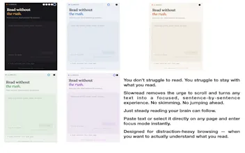 SlowRead – Stop Scrolling & Focus gallery image