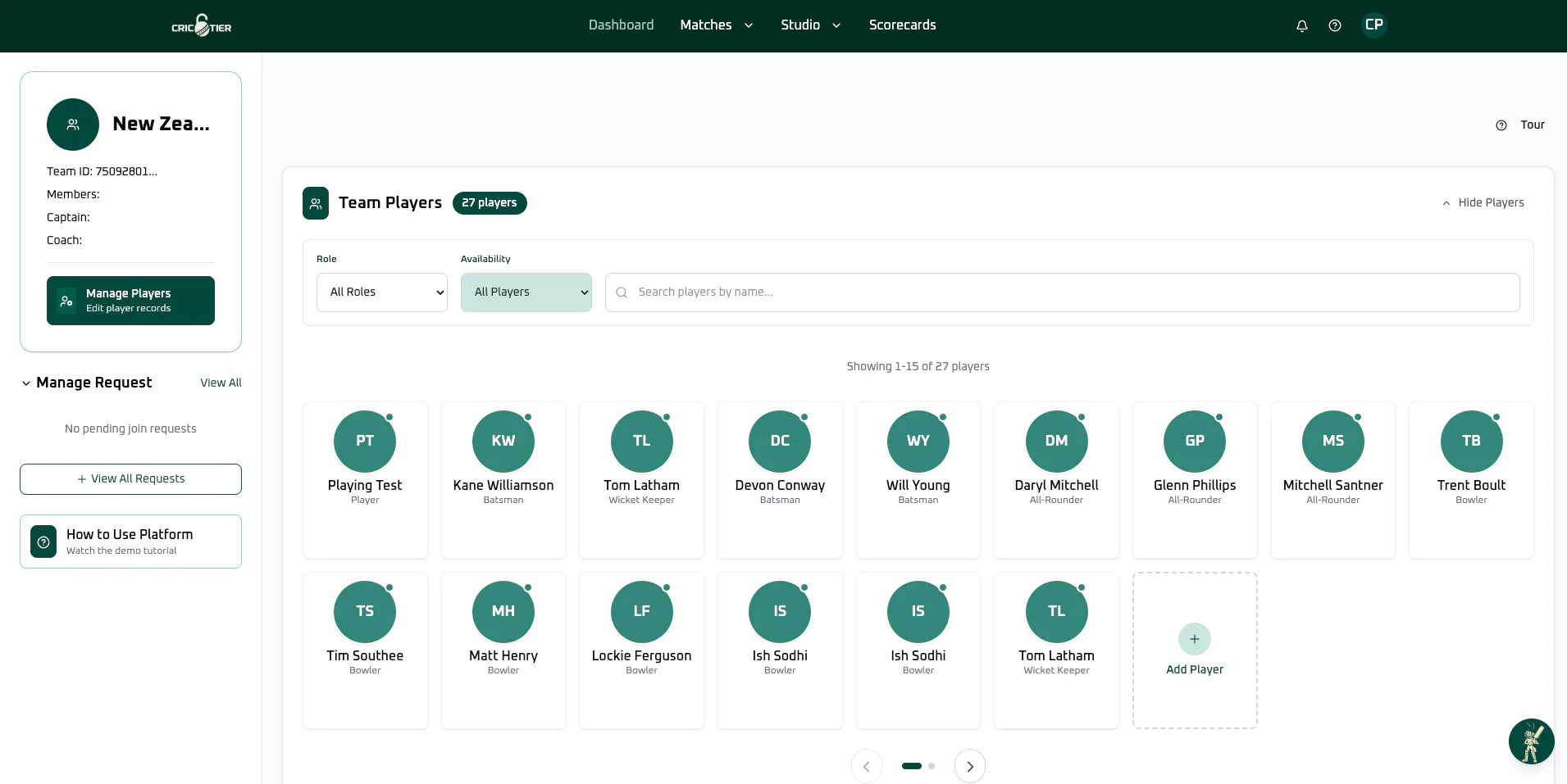 Crictier Planner App gallery image