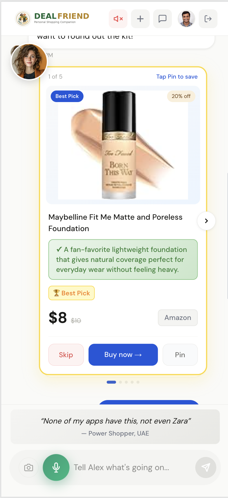 DealFriend — Personal Shopping Companion gallery image