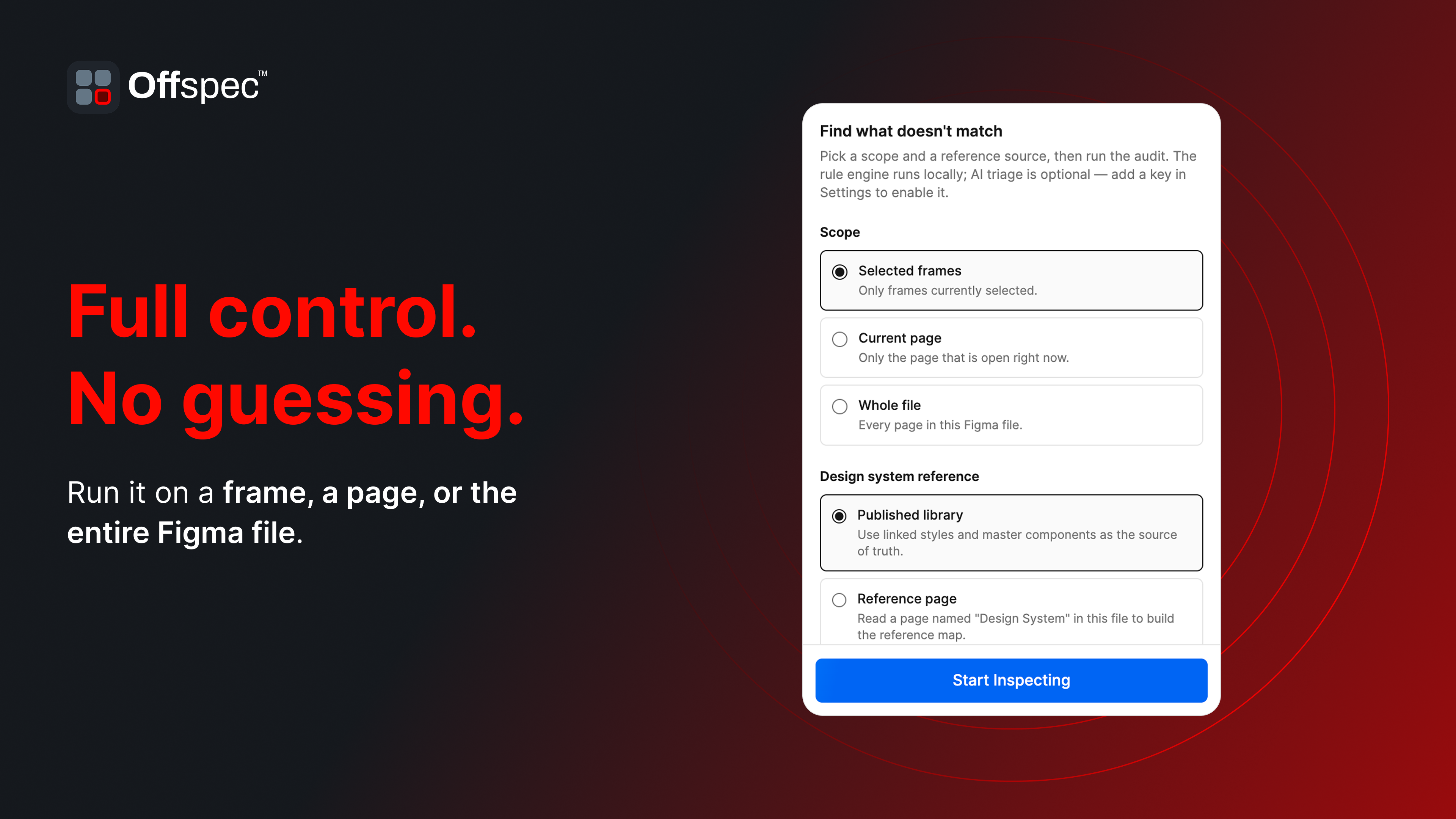 Offspec™ | A Figma Plugin gallery image
