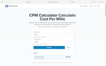 CPM Calculator gallery image