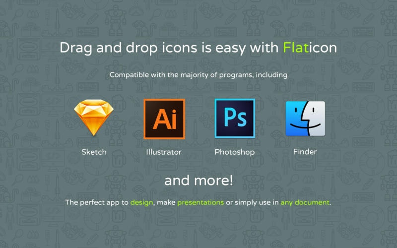 FlatIcon.com Mac App gallery image