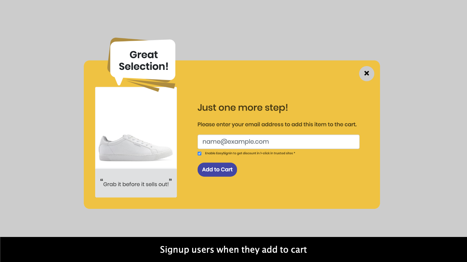 EasySignin ‑ Email Popup gallery image