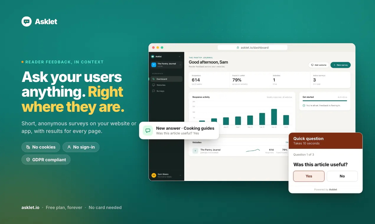 Asklet.io gallery image