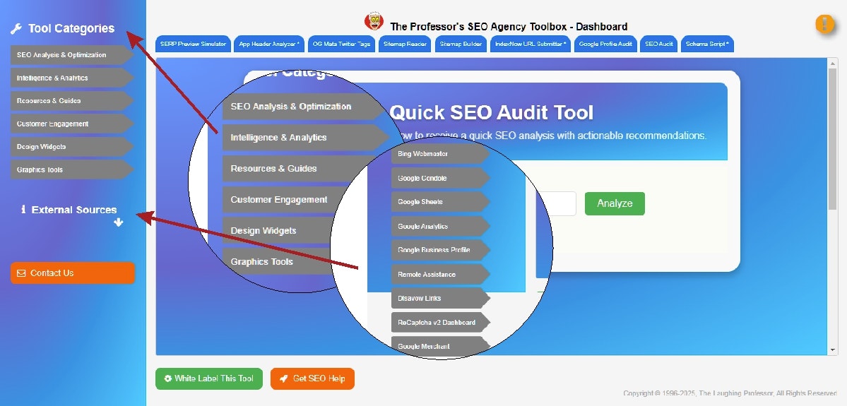 SEOエージェンシーツールボックス - 教授のSEO代理店ツールボックスメディア1