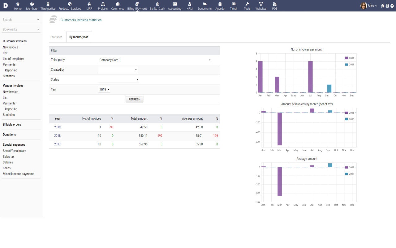 Dolibarr ERP CRM Open Source V19 media 6