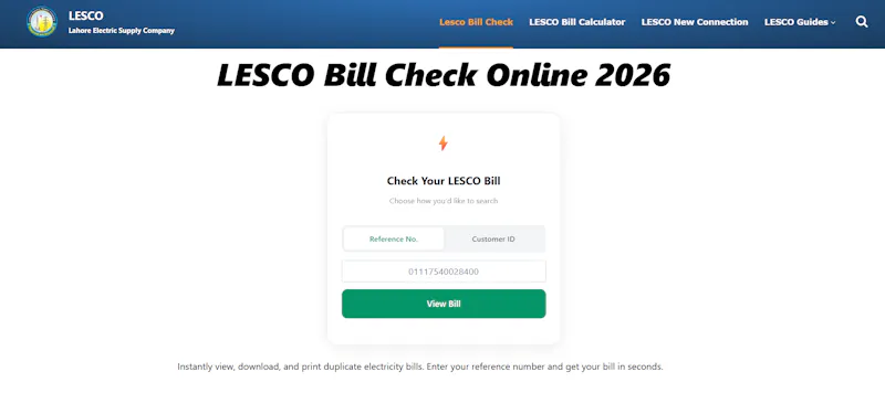 LESCO-Online screenshot 1